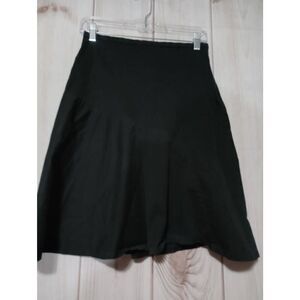 Gap‎ Skirt Ladies 6 Black Knee Length